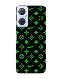 Чехол для Infinix Hot 20 (5G) с картинкой «Неоновый принт LV»