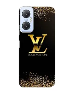 Чехол для Infinix Hot 20 (5G) с картинкой «LV — золотые искры»