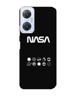 Чехол для Infinix Hot 20 (5G) с картинкой «NASA — технический принт»