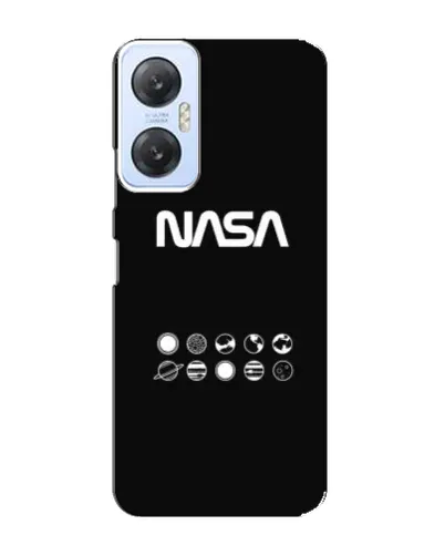 Чехол для Infinix Hot 20 (5G) с картинкой «NASA — технический принт»