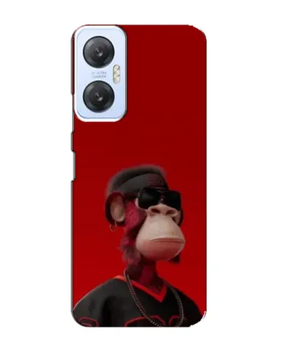 Чехол для Infinix Hot 20 (5G) с картинкой «Bored Ape в красном» Чехол для Infinix Hot 20 (5G) с картинкой «Bored Ape в красном»