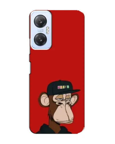 Чехол для Infinix Hot 20 (5G) с картинкой «Bored Ape — красный фон» Чехол для Infinix Hot 20 (5G) с картинкой «Bored Ape — красный фон»