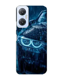 Чехол для Infinix Hot 20 (5G) с картинкой «BMW под дождем»