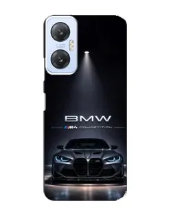 Чехол для Infinix Hot 20 (5G) с картинкой «BMW сквозь ночной город»