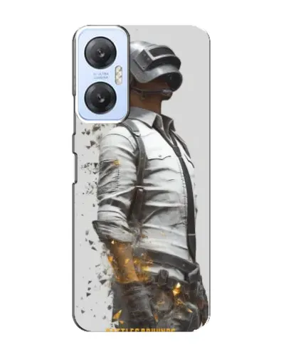 Чехол для Infinix Hot 20 (5G) с картинкой «PUBG — боец в пыли»