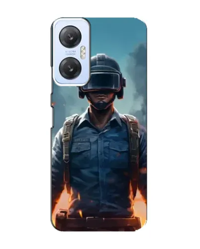Чехол для Infinix Hot 20 (5G) с картинкой «PUBG — реалистичный герой»