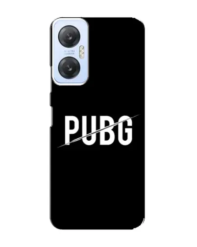 Чехол для Infinix Hot 20 (5G) с картинкой «PUBG — белый логотип»