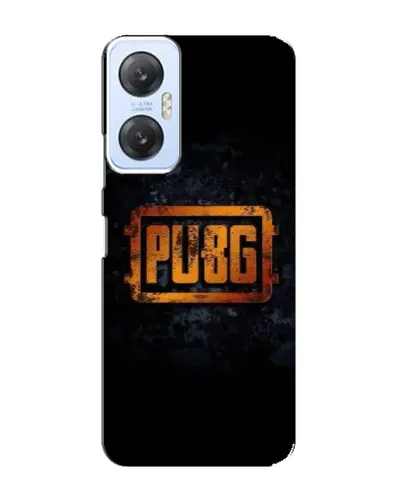 Чехол для Infinix Hot 20 (5G) с картинкой «PUBG — золотой логотип»