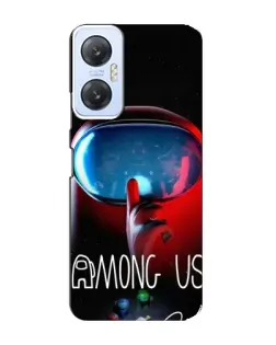 Чехол для Infinix Hot 20 (5G) с картинкой «Красный импостер — макро» Чехол для Infinix Hot 20 (5G) с картинкой «Красный импостер — макро»