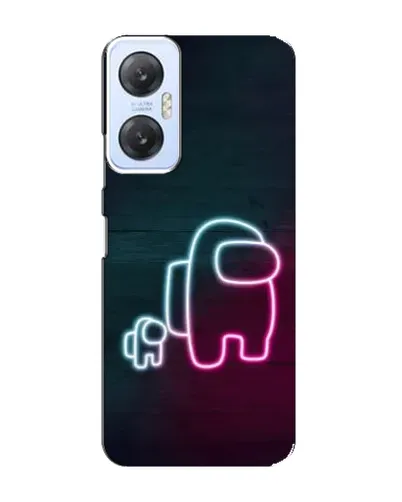 Чехол для Infinix Hot 20 (5G) с картинкой «Among Us неон-арт» Чехол для Infinix Hot 20 (5G) с картинкой «Among Us неон-арт»