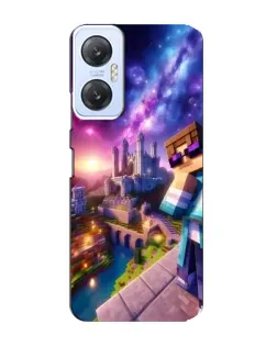 Чехол для Infinix Hot 20 (5G) с картинкой «Стив и космос»
