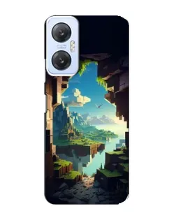 Чехол для Infinix Hot 20 (5G) с картинкой «Вид из пещеры»