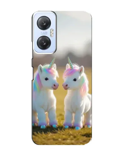 Чехол для Infinix Hot 20 (5G) с картинкой «Пара единорогов» Чехол для Infinix Hot 20 (5G) с картинкой «Пара единорогов»