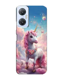 Чехол для Infinix Hot 20 (5G) с картинкой «Единорог среди облаков»