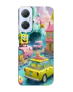Чехол для Infinix Hot 20 (5G) с картинкой «Монстр-трак приключения»