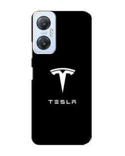 Чехол для Infinix Hot 20 (5G) с картинкой «Tesla White Logo» Чехол для Infinix Hot 20 (5G) с картинкой «Tesla White Logo»