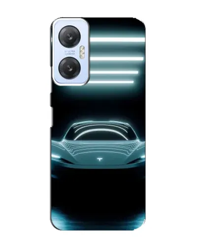 Чехол для Infinix Hot 20 (5G) с картинкой «Tesla в неоне» Чехол для Infinix Hot 20 (5G) с картинкой «Tesla в неоне»
