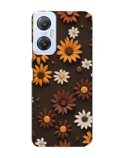 Чехол для Infinix Hot 20 (5G) с картинкой «Узор из маленьких подсолнухов» Чехол для Infinix Hot 20 (5G) с картинкой «Узор из маленьких подсолнухов»
