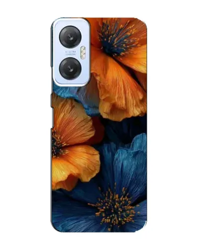 Чехол для Infinix Hot 20 (5G) с картинкой «Яркая сине-оранжевая флора» Чехол для Infinix Hot 20 (5G) с картинкой «Яркая сине-оранжевая флора»