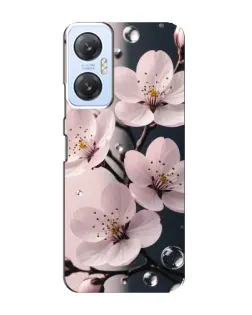 Чехол для Infinix Hot 20 (5G) с картинкой «Нежная сакура и капли» Чехол для Infinix Hot 20 (5G) с картинкой «Нежная сакура и капли»
