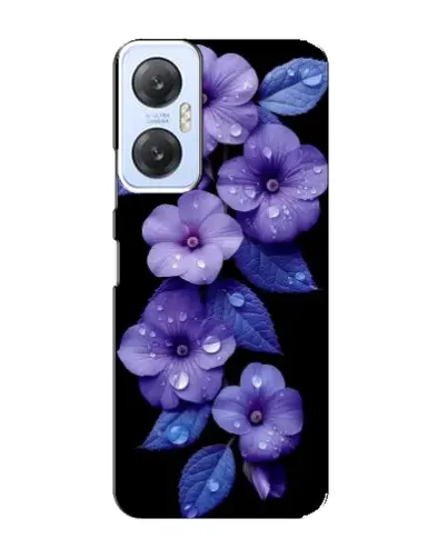 Чехол для Infinix Hot 20 (5G) с картинкой «Фиолетовые цветы с росою» Чехол для Infinix Hot 20 (5G) с картинкой «Фиолетовые цветы с росою»