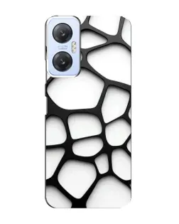 Чехол для Infinix Hot 20 (5G) с картинкой «Белая объемная сетка» Чехол для Infinix Hot 20 (5G) с картинкой «Белая объемная сетка»