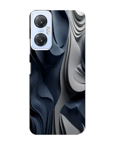Чехол для Infinix Hot 20 (5G) с картинкой «Объемные синие складки» Чехол для Infinix Hot 20 (5G) с картинкой «Объемные синие складки»