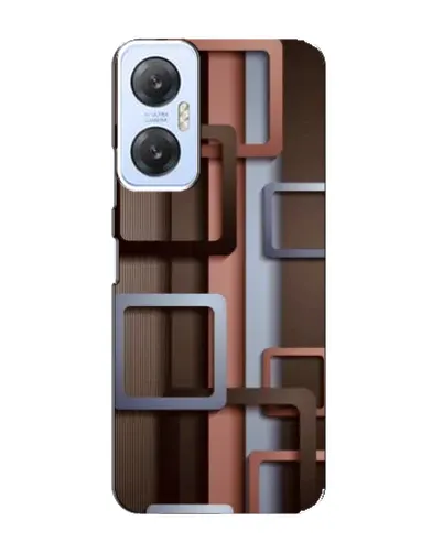 Чехол для Infinix Hot 20 (5G) с картинкой «Коричневые объемные квадраты» Чехол для Infinix Hot 20 (5G) с картинкой «Коричневые объемные квадраты»