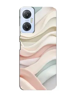 Чехол для Infinix Hot 20 (5G) с картинкой «Пастельные нежные волны»