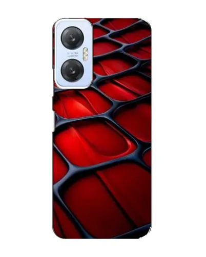Чехол для Infinix Hot 20 (5G) с картинкой «Красная глянцевая сетка» Чехол для Infinix Hot 20 (5G) с картинкой «Красная глянцевая сетка»