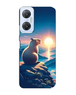 Чехол для Infinix Hot 20 (5G) с картинкой «Закат солнца с капибарой» Чехол для Infinix Hot 20 (5G) с картинкой «Закат солнца с капибарой»