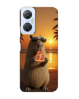 Чехол для Infinix Hot 20 (5G) с картинкой «Капибара с пиццей» Чехол для Infinix Hot 20 (5G) с картинкой «Капибара с пиццей»