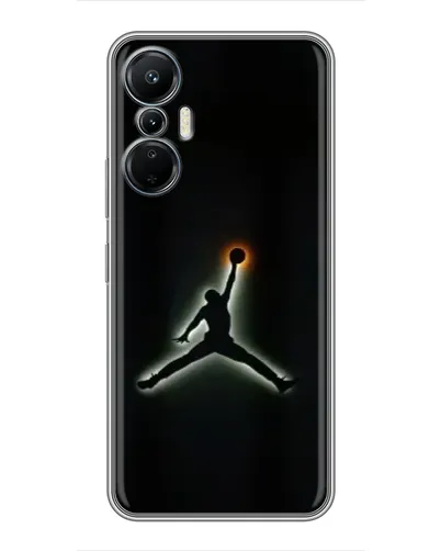 Чехол для Infinix Hot 20 (4G) с картинкой «Jordan Gradient Logo»