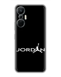 Чехол для Infinix Hot 20 (4G) с картинкой «Jordan White Logo» Чехол для Infinix Hot 20 (4G) с картинкой «Jordan White Logo»