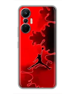 Чехол для Infinix Hot 20 (4G) с картинкой «Jordan Red Smoke» Чехол для Infinix Hot 20 (4G) с картинкой «Jordan Red Smoke»