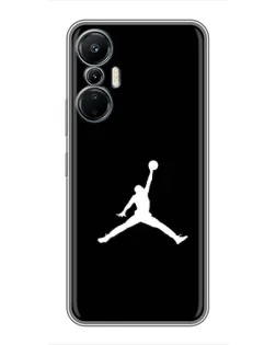 Чехол для Infinix Hot 20 (4G) с картинкой «Jordan Silhouette» Чехол для Infinix Hot 20 (4G) с картинкой «Jordan Silhouette»