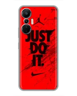 Чехол для Infinix Hot 20 (4G) с картинкой «Nike Just Do It» Чехол для Infinix Hot 20 (4G) с картинкой «Nike Just Do It»