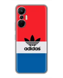 Чехол для Infinix Hot 20 (4G) с картинкой «Ретро блоки Adidas»