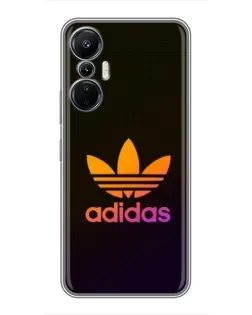 Чехол для Infinix Hot 20 (4G) с картинкой «Градиент Adidas»