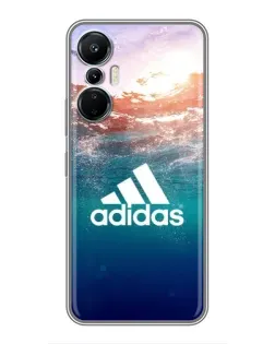 Чехол для Infinix Hot 20 (4G) с картинкой «Океанская глубина адидас»