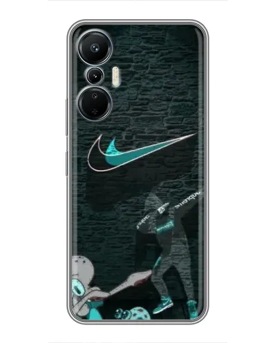 Чехол для Infinix Hot 20 (4G) с картинкой «Спортивный арт Nike»