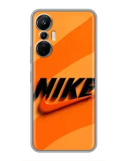Чехол для Infinix Hot 20 (4G) с картинкой «Оранжевый драйв Nike» Чехол для Infinix Hot 20 (4G) с картинкой «Оранжевый драйв Nike»