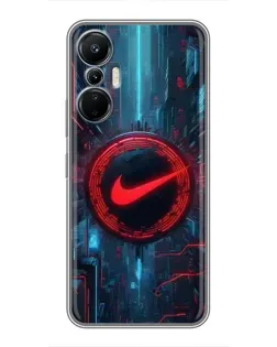 Чехол для Infinix Hot 20 (4G) с картинкой «Техногенный стиль Nike» Чехол для Infinix Hot 20 (4G) с картинкой «Техногенный стиль Nike»