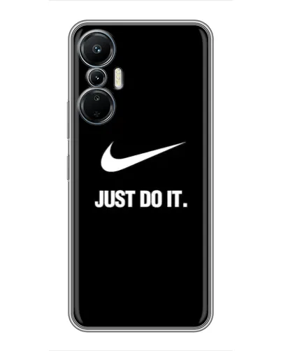 Чехол для Infinix Hot 20 (4G) с картинкой «Классический принт Nike»