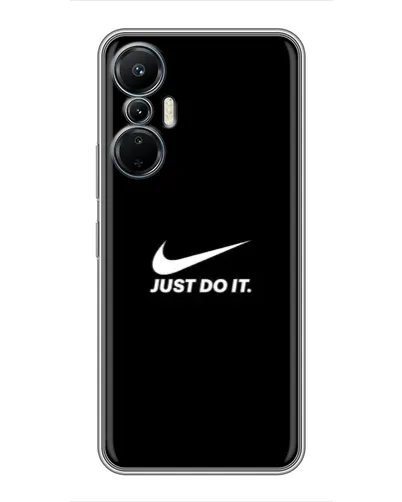 Чехол для Infinix Hot 20 (4G) с картинкой «Минимализм от Nike»
