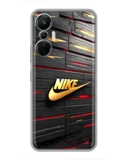 Чехол для Infinix Hot 20 (4G) с картинкой «Золотой Nike на металле» Чехол для Infinix Hot 20 (4G) с картинкой «Золотой Nike на металле»