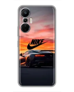 Чехол для Infinix Hot 20 (4G) с картинкой «Nike и суперкар» Чехол для Infinix Hot 20 (4G) с картинкой «Nike и суперкар»