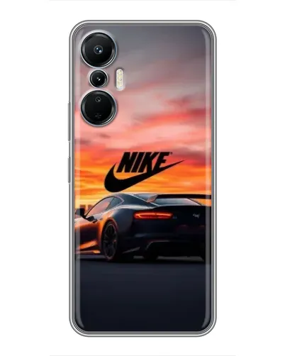 Чехол для Infinix Hot 20 (4G) с картинкой «Nike и суперкар»