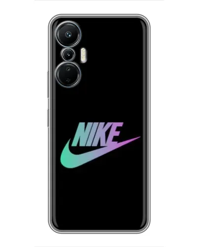 Чехол для Infinix Hot 20 (4G) с картинкой «Nike — городская ночь»