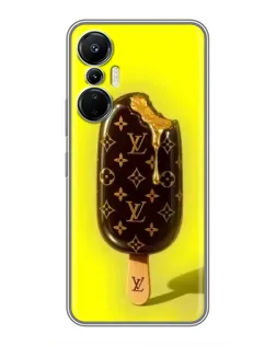 Чехол для Infinix Hot 20 (4G) с картинкой «Мороженое от LV»